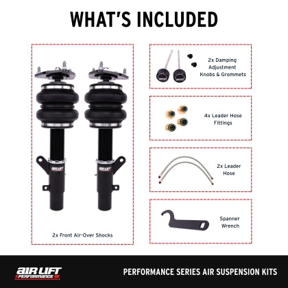 Air Lift Front Performance Air Suspension Kit - Acura TLX 2015-2020 / Honda Accord 2013-2017