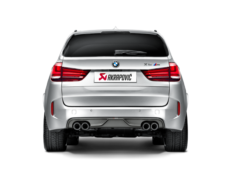 Akrapovic Titanium Evolution Line Cat Back Exhaust w/ Carbon Tips - BMW X5M (F85) 2015-2018 / X6M (F86) 2015-2019