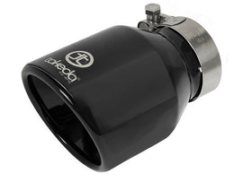 aFe Takeda 2-1/2 IN 304 Stainless Steel Black Exhaust Tip - Universal