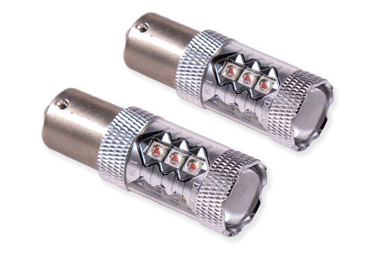 Diode Dynamics 1156 XP80 Amber Turn Signal LED Bulbs (Single) - Universal Fitment
