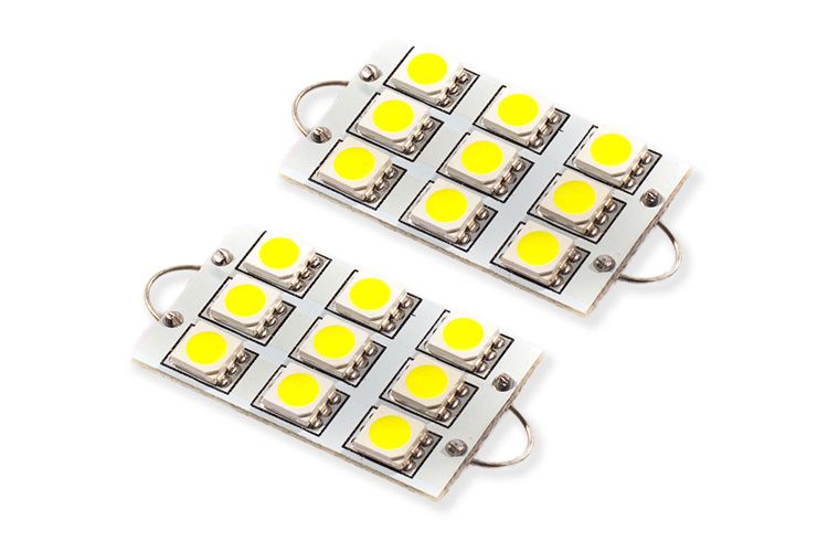 Diode Dynamics 44mm SML9 Red LED Bulbs (Single) - Multiple Fitments