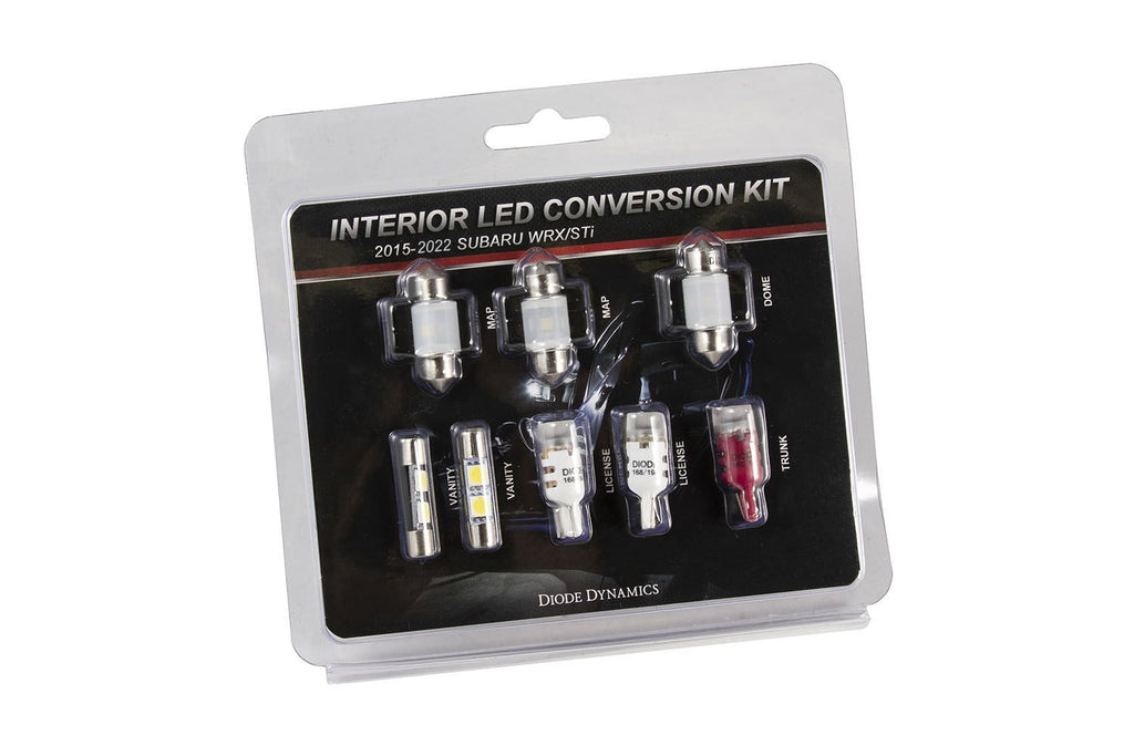 Diode Dynamics Stage 2 Red Interior LED Conversion Kit - Subaru WRX / STi 2015-2021