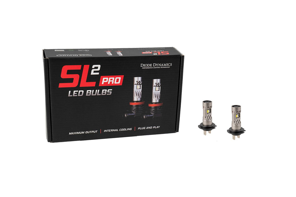 Diode Dynamics H7 White SL2 Pro LED Bulbs (Pair) - Multiple Fitments