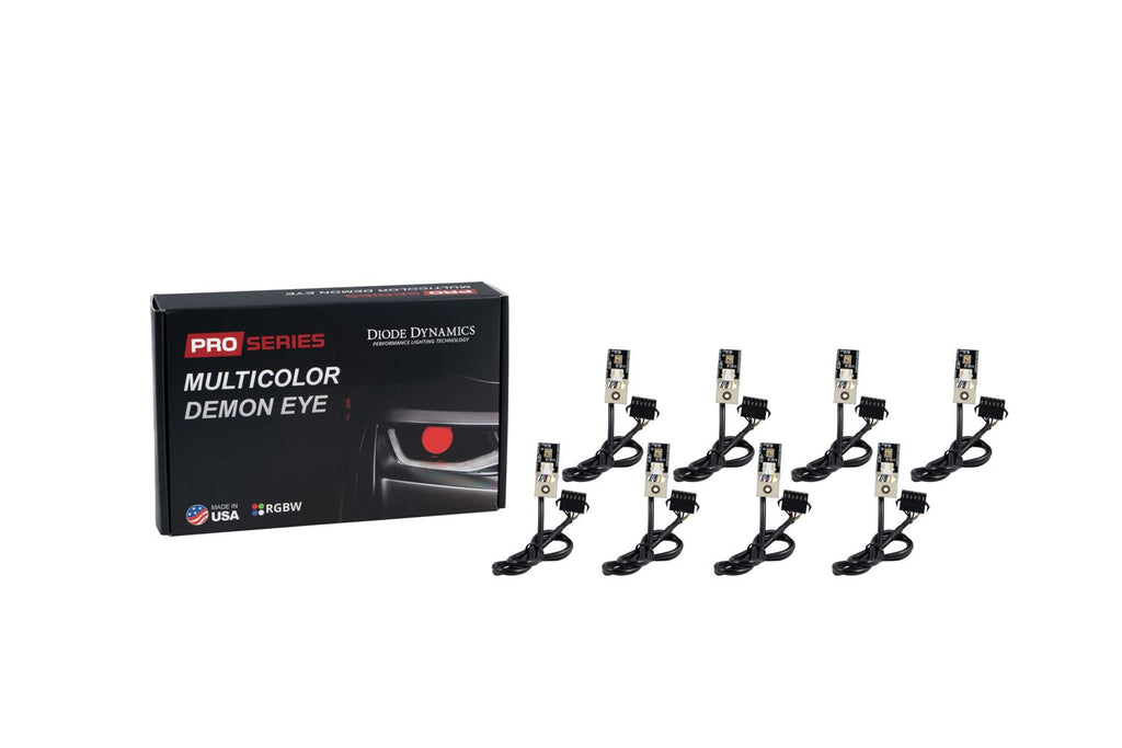 Diode Dynamics Quad Pro-Series Mutlicolor Demon Eye Set - Universal