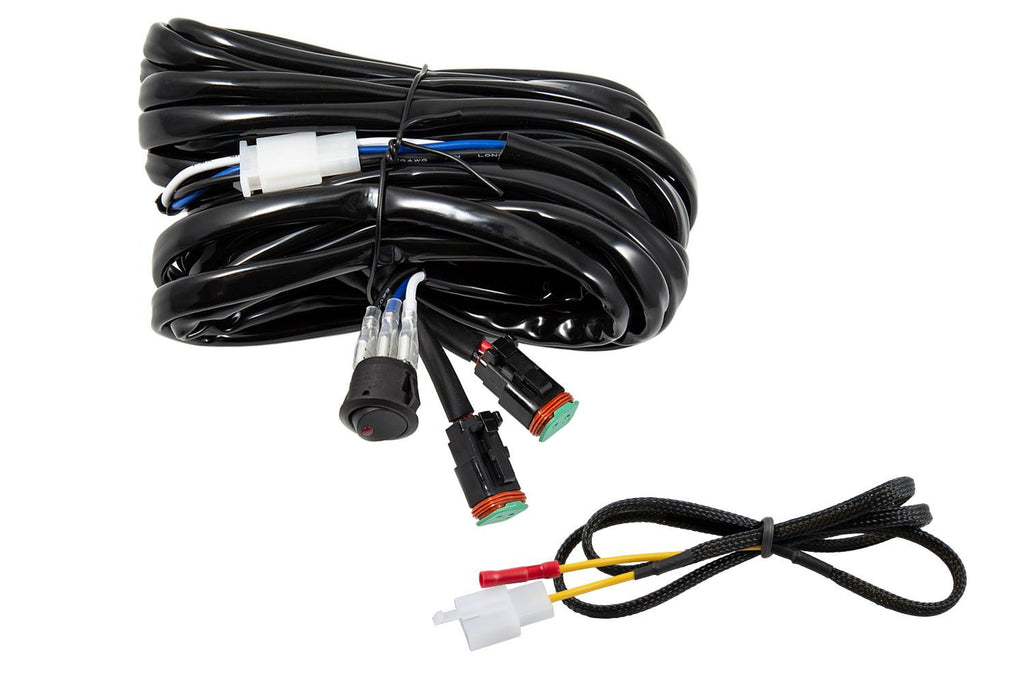 Diode Dynamics Heavy Duty Dual Output 2-Pin Offroad Wiring Harness - Universal Fitment