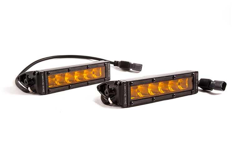 Diode Dynamics Stage Series 6" SAE Amber Light Bar (Pair) - Universal