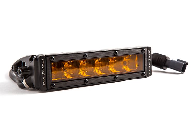 Diode Dynamics Stage Series 6" Amber SAE Fog/Wide Classic Light Bar (Single)