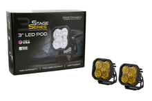 Load image into Gallery viewer, Diode Dynamics SS3 SAE Yellow Pro Spot ABL LED Pod (Pair) - Universal