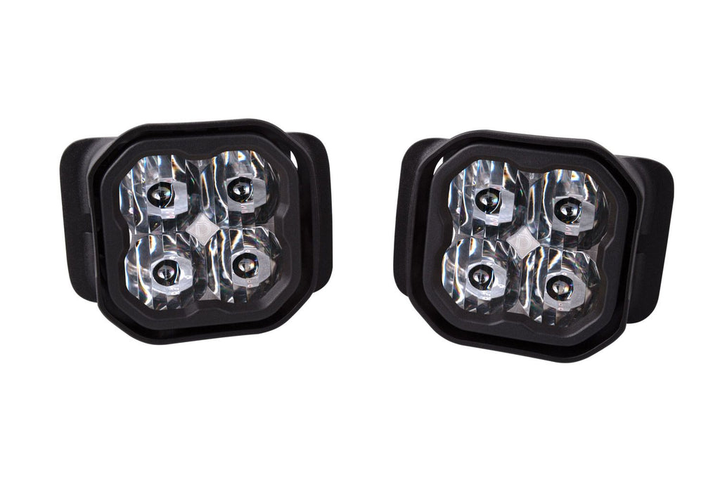 Diode Dynamics SS3 Dual-Color Wide SAE Type F2 Fog Light Kit - Multiple Ford Fitments