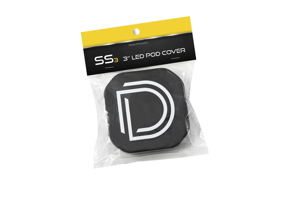 Diode Dynamics SS3 Black Standard LED Pod Cover (Single) - Universal Fitment