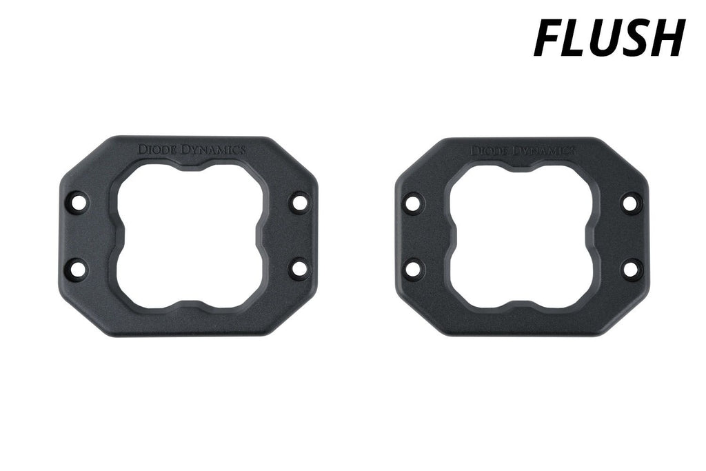 Diode Dynamics SS3 Bezel Flush Mount (Pair) - Universal Fitment