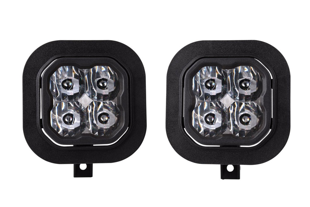 Diode Dynamics SS3 Dual-Color Wide SAE Type SD Fog Light Kit - Ford F-250/F-350 Superduty 2011-2016