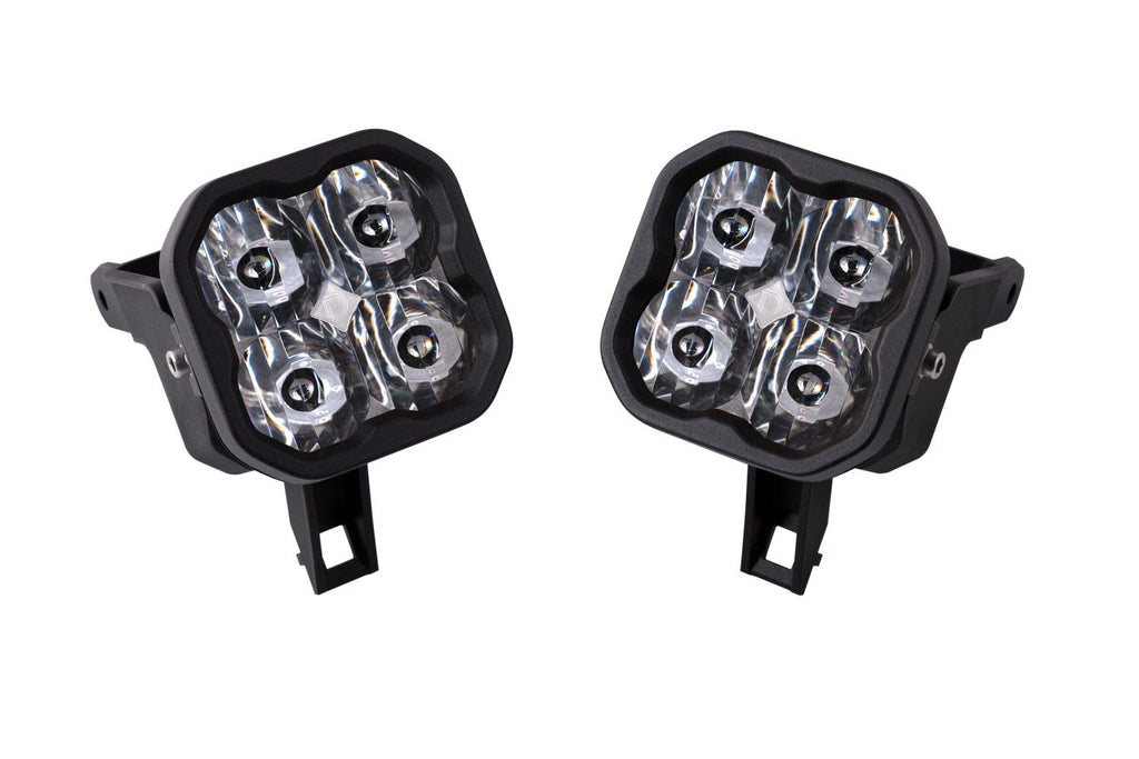 Diode Dynamics SS3 Dual-Color Wide SAE Type SDX Fog Light Kit - Multiple Ford Fitments