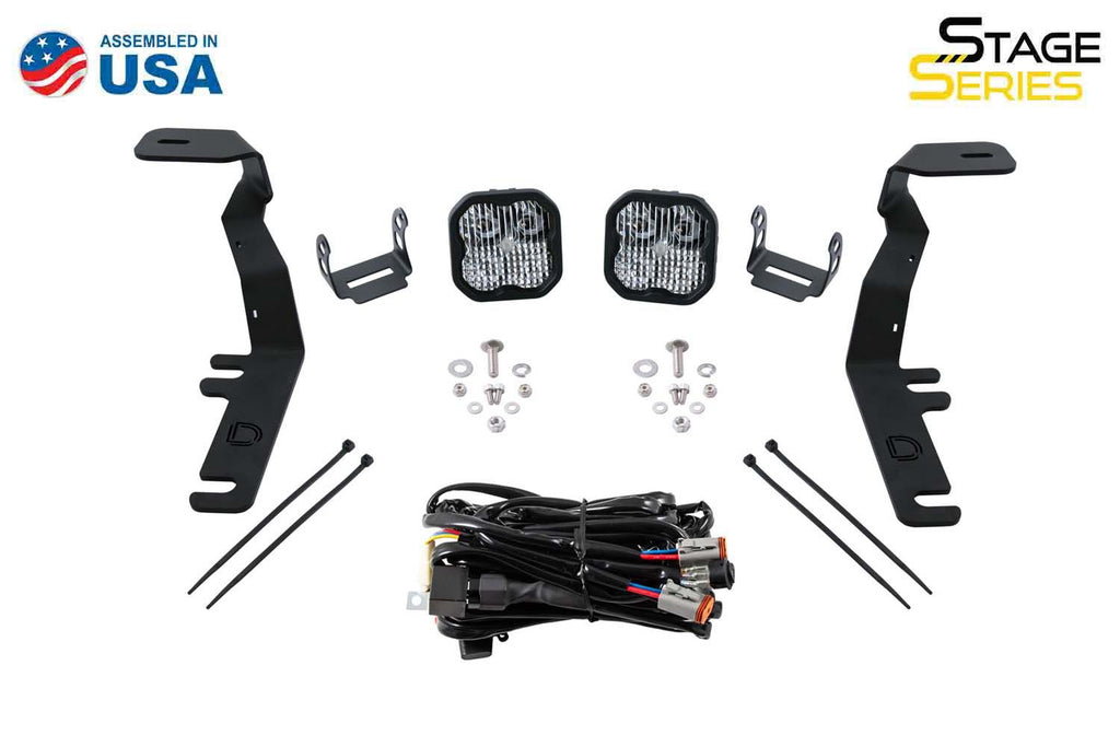 Diode Dynamics Stage Series Backlit Ditch Light Bracket Kit - Ford F-150 2015-2020