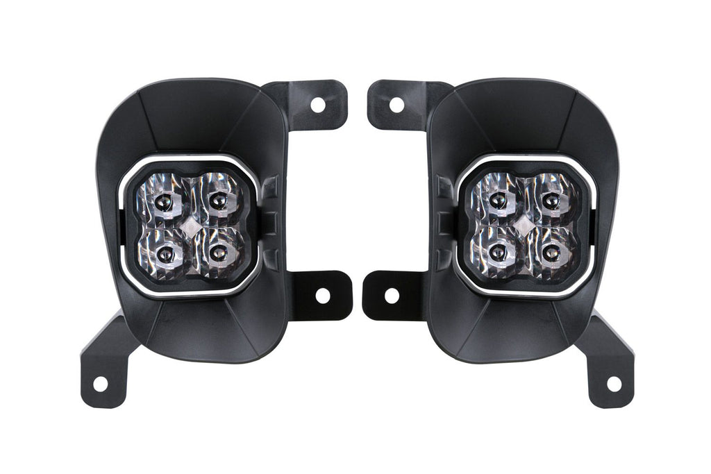 Diode Dynamics SS3 Dual-Color Wide SAE/DOT Ram Vertical Fog Light Kit - Ram 1500/1500 Classic 2013-2023
