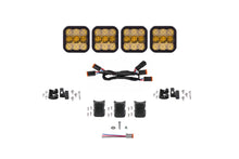 Load image into Gallery viewer, Diode Dynamics SS5 CrossLink Yellow Combo Sport 4-Pod LED Lightbar (Single) - Universal Fitment