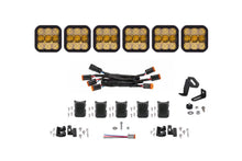 Load image into Gallery viewer, Diode Dynamics SS5 CrossLink Yellow Combo Sport 6-Pod LED Lightbar (Single) - Universal Fitment