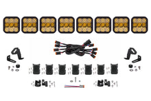 Load image into Gallery viewer, Diode Dynamics SS5 CrossLink Yellow Combo Sport 8-Pod LED Lightbar (Single) - Universal Fitment