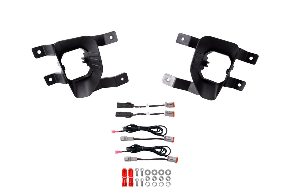 Diode Dynamics SS3 Type SV1 Fog Light Mounting Kit - Chevrolet Silverado 1500 2016-2019
