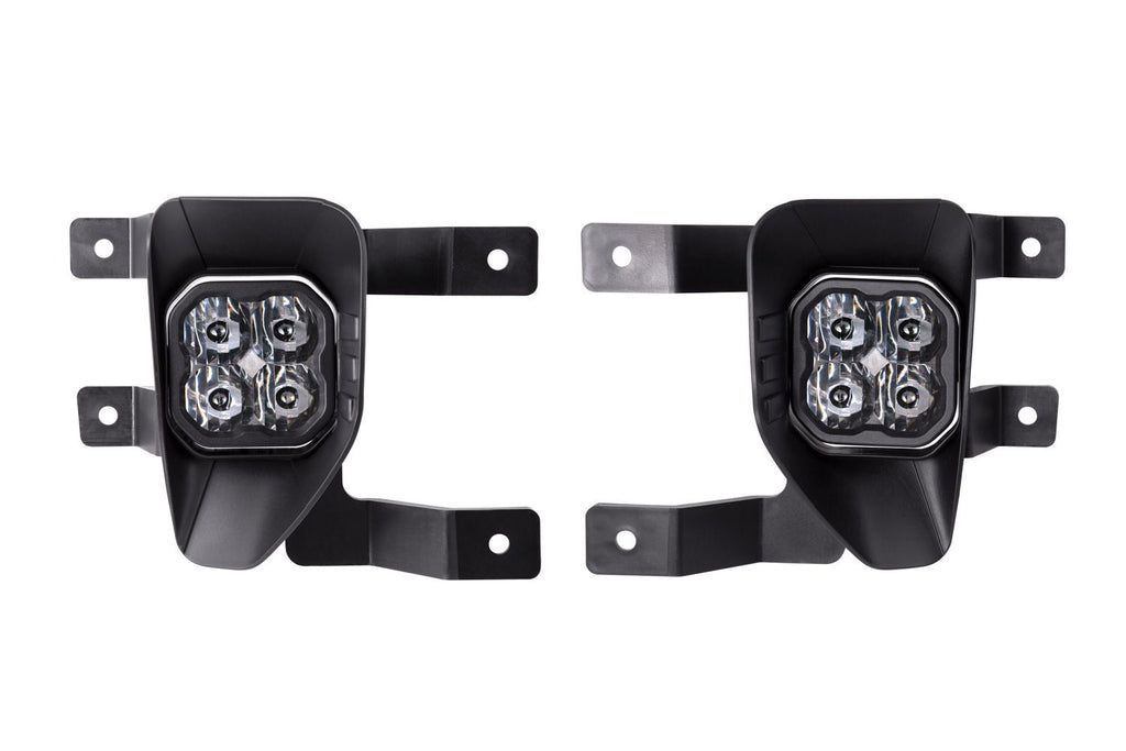 Diode Dynamics SS3 Dual-Color Wide SAE Type SV1 Fog Light Kit - Chevrolet Silverado 1500/1500 LD 2016-2019
