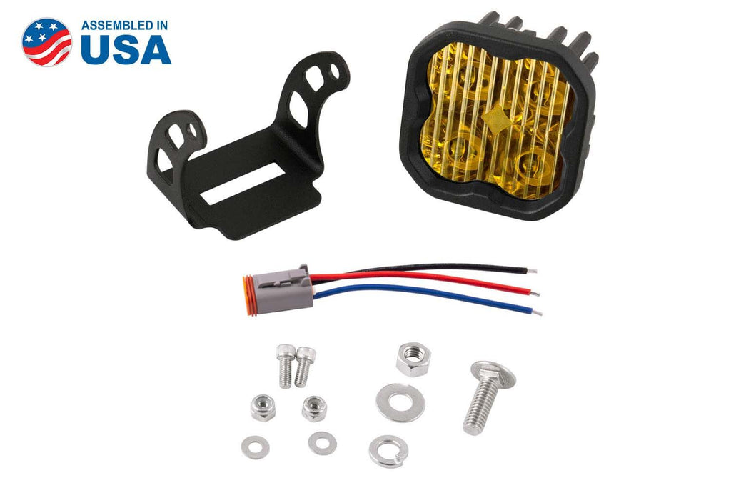Diode Dynamics SS3 SAE Yellow Pro Spot ABL LED Pod (Single) - Universal