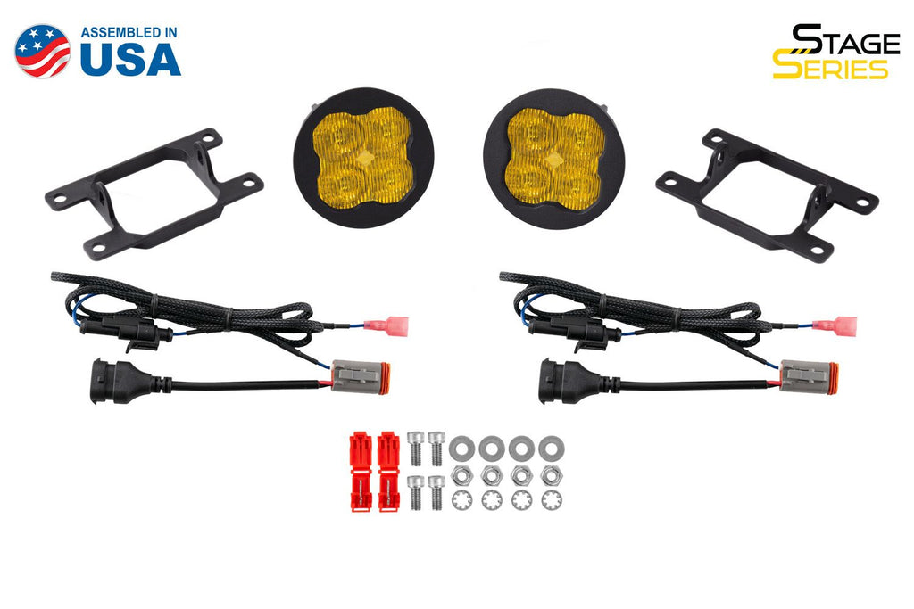 Diode Dynamics SS3 Yellow SAE Pro Type A Fog Light Kit - Multiple Fitments