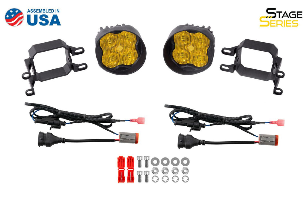 Diode Dynamics SS3 Dual-Color Wide SAE Type B Fog Light Kit - Multiple Fitments
