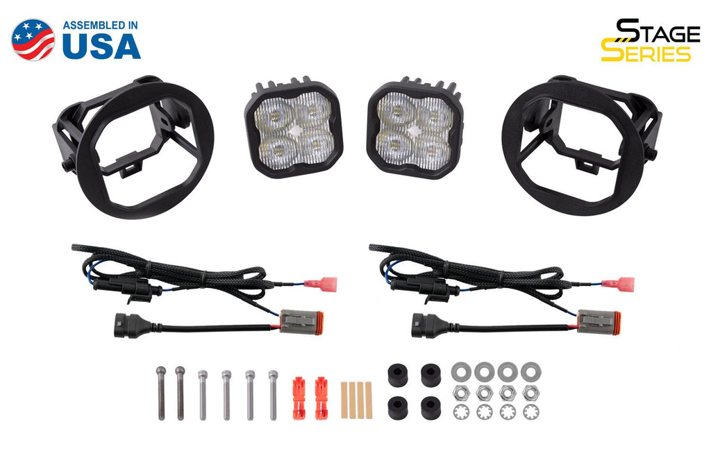 Diode Dynamics SS3 Dual-Color Wide SAE Type FT Fog Light Kit - Multiple Fitments