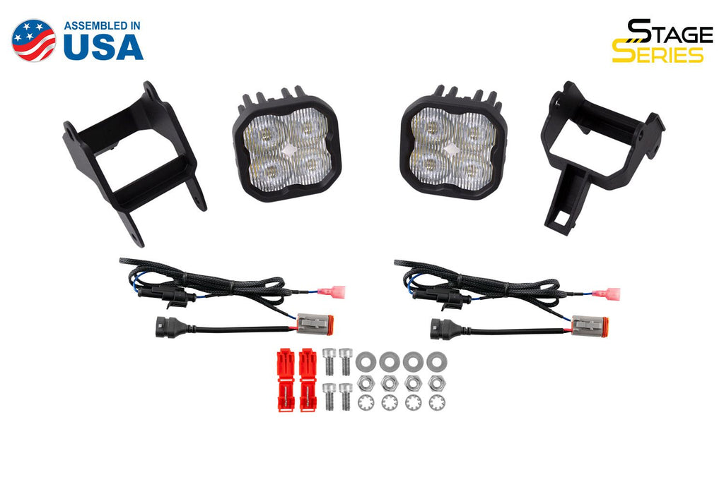 Diode Dynamics SS3 Dual-Color Wide SAE Type SDX Fog Light Kit - Multiple Ford Fitments