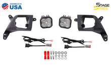 Load image into Gallery viewer, Diode Dynamics SS3 Dual-Color Wide SAE Type SV2 Fog Light Kit - Chevrolet Silverado 1500/2500 HD/3500 HD 2019-2023