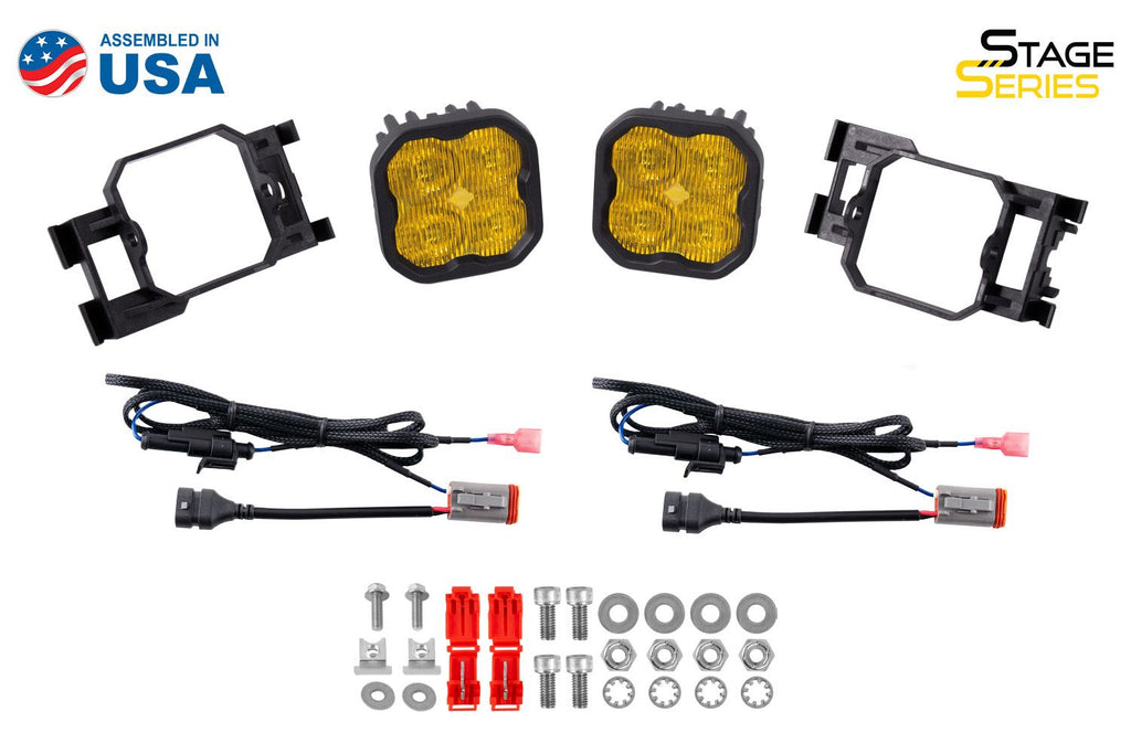Diode Dynamics SS3 Dual-Color Wide SAE Type X Fog Light Kit - Multiple Subaru Fitments