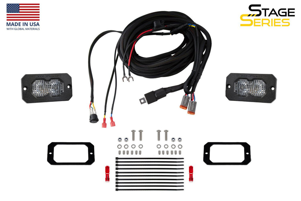 Diode Dynamics Stage Series SSC1 Pro Flush Mount Reverse Light Kit - Universal