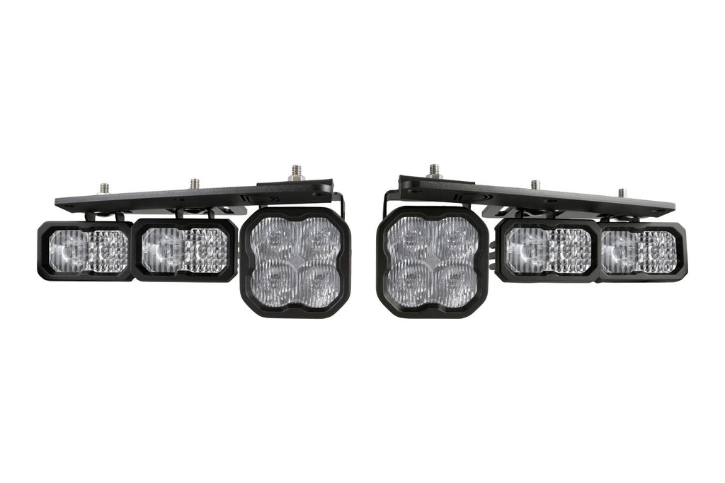 Diode Dynamics Stage Series Dual-Color Fog Pocket Kit - Ford Bronco 2021-2025 (w/ Steel Bumper)