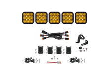 Load image into Gallery viewer, Diode Dynamics SS5 Yellow Driving Sport CrossLink 5-Pod LED Light Bar (Single) - Universal Fitment