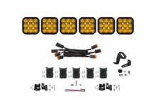 Load image into Gallery viewer, Diode Dynamics SS5 Yellow Driving Sport CrossLink 6-Pod LED Light Bar (Single) - Universal Fitment