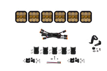 Load image into Gallery viewer, Diode Dynamics SS5 Yellow Combo Pro CrossLink 6-Pod LED Light Bar (Single) - Universal Fitment