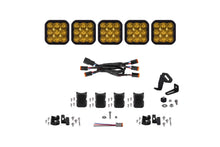Load image into Gallery viewer, Diode Dynamics SS5 Yellow Driving Pro CrossLink 5-Pod LED Light Bar (Single) - Universal Fitment