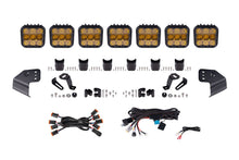 Load image into Gallery viewer, Diode Dynamics SS5 Yellow Pro Windshield CrossLink Lightbar Kit - Ford Bronco 2021-2025