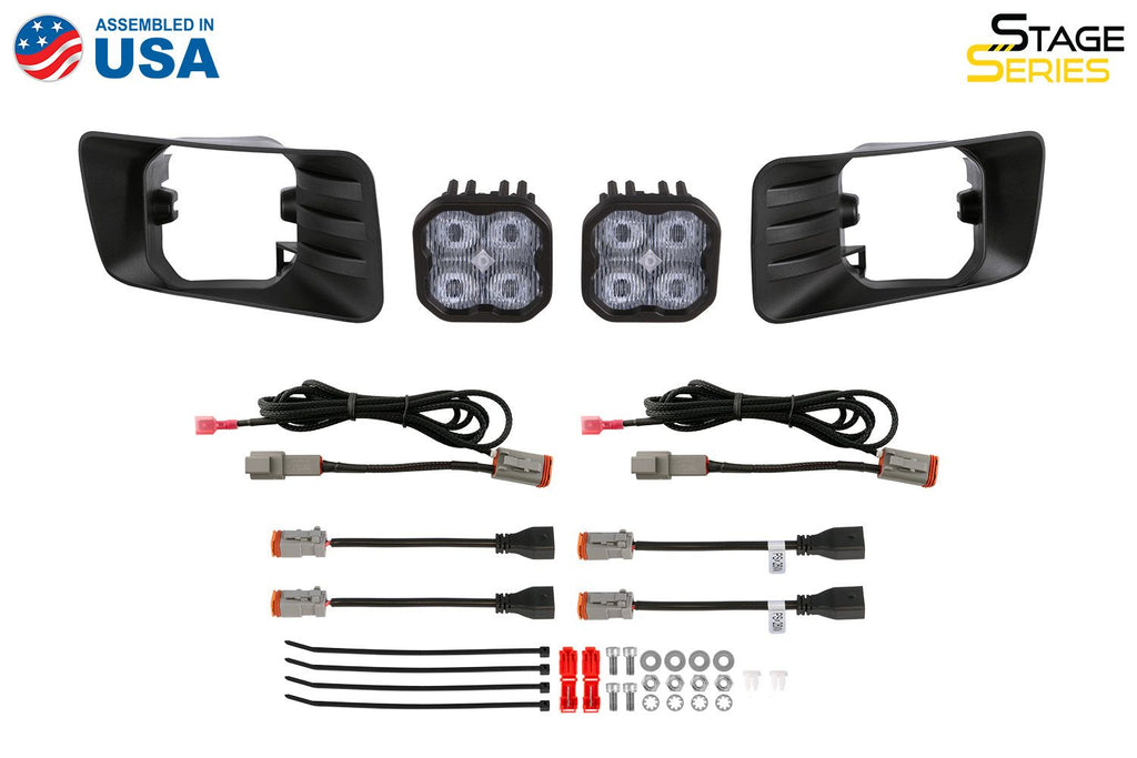 Diode Dynamics SS3 Dual-Color Wide SAE Type CH Fog Light Kit - Multiple Fitments