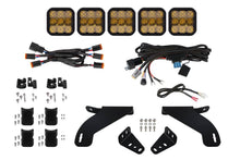 Load image into Gallery viewer, Diode Dynamics SS5 Yellow Combo Pro Grille CrossLink Lightbar Kit - Ford F-150 2021-2023