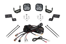 Diode Dynamics Stage Series SS3 Sport White Combo Backlit Ditch Light Kit - Ford F-150 2021-2026 / Expedition 2018-2024
