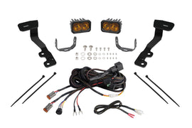 Diode Dynamics Stage Series C2 2.0 Sport Yellow Combo Backlit Ditch Light Kit - Toyota Tundra 2022-2026