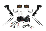 Diode Dynamics Stage Series C2 2.0 Sport Yellow Combo Backlit Ditch Light Kit - Toyota Tundra 2022-2026