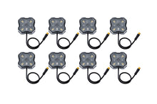 Load image into Gallery viewer, Diode Dynamics Stage Series Single-Color LED Rock Light Kit (8-pack) w/o Magnet Mounts - Universal Fitment