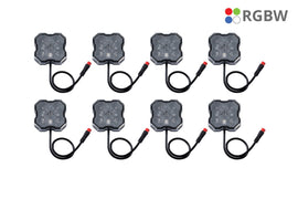 Diode Dynamics Stage Series RGBW LED Rock Light Kit (8-pack) - Universal