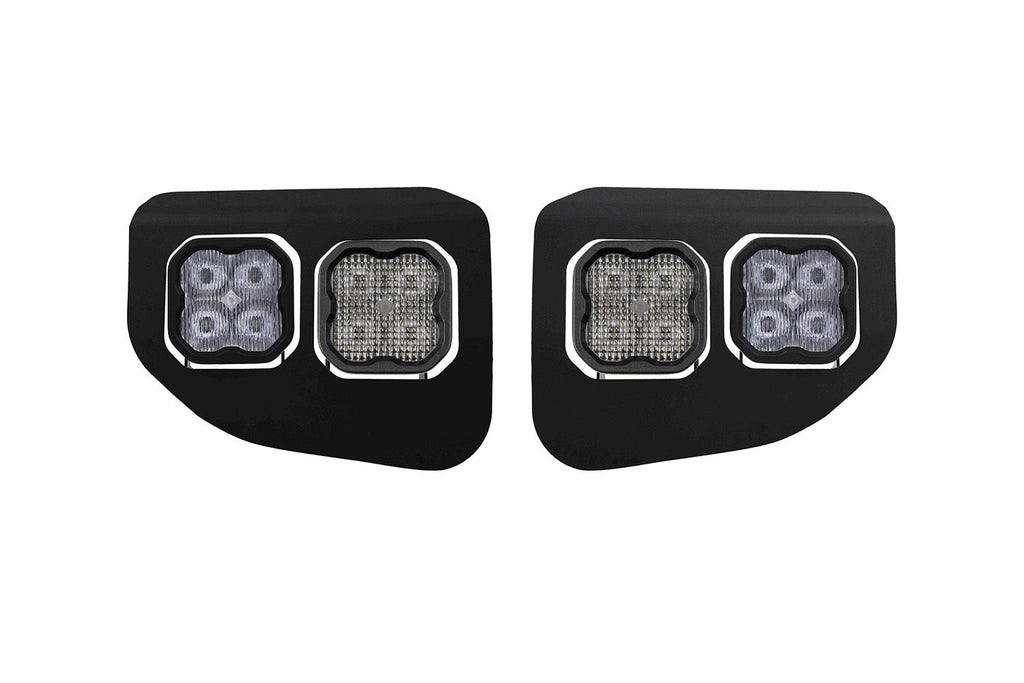 Diode Dynamics Stage Series Dual-Color Fog Pocket Kit - Ford F-250/F-350/F-450/F-550 Super Duty 2020-2022