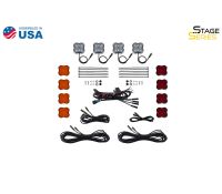 Diode Dynamic Stage Series Single-Color LED Rock Light Kit (4-pack) w/ Magnet Mounts - Universal