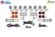 Load image into Gallery viewer, Diode Dynamics Stage Series Single-Color LED Rock Light Kit (8-pack) w/o Magnet Mounts - Universal Fitment