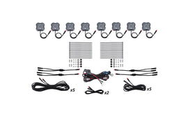 Diode Dynamics Stage Series RGBW LED Rock Light Kit (8-pack) - Universal