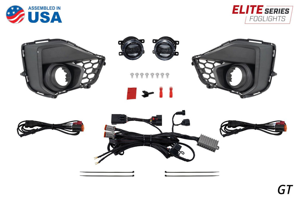 Diode Dynamics Elite Series Dual-Color Add-On Fog Lamp Kit - Ford Mustang EcoBoost 2024-2025